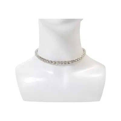 Pre-owned Henry Bogoff Vintage  Diamante Baguette Choker Necklace, Circa 1960s In Multi