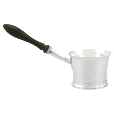 Pre-owned Henry Chawner Antique Sterling Silver Brandy Pan By , 1813