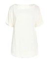 Henry Christ Woman Sweater Ivory Size S Linen In White