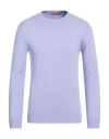 Henry Clifford Man Sweater Lilac Size 46 Wool, Cotton, Viscose, Polyamide, Cashmere In Purple
