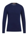 Henry Clifford Man Sweater Purple Size 44 Wool, Cashmere