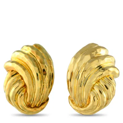 Henry Dunay 18k Yellow Gold Clip-on Earrings Hd04-061025