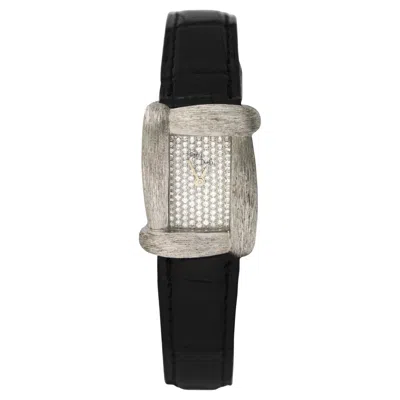 Pre-owned Henry Dunay Ladies' 18k White Gold Diamond-set Wristwatch
