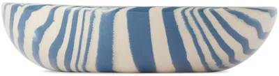 Henry Holland Studio Blue & White Pasta Bowl In Blue/white