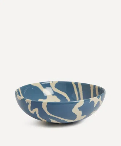 Henry Holland Studio Blue And White Small Loopy Bowl