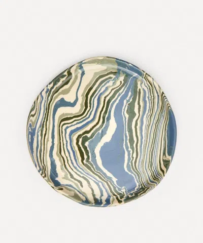 Henry Holland Studio Green White And Blue Stripe Side Plate