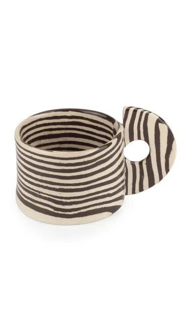 Henry Holland Studio Marble Mug In Brown