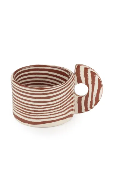 Henry Holland Studio Marble Mug In Brown
