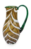 Henry Holland Studio Swirl Glass Pitcher In Green
