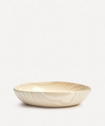 Henry Holland Studio White On White Stripe Pasta Bowl
