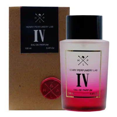 Henry Perfumery Lab Unisex Iv Edp Spray 3.4 oz Fragrances 3700114603522 In White