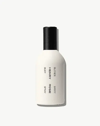 Henry Rose Blonde Barry Body Spray In White