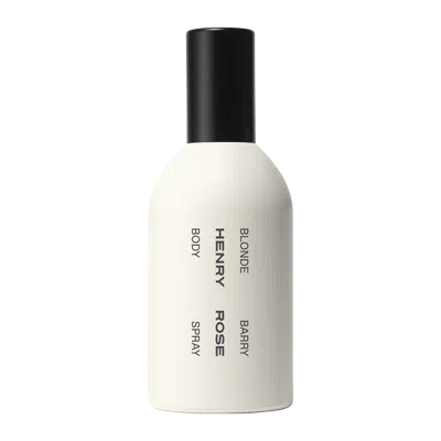 Henry Rose Body Sprays In White