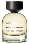 Henry Rose Dave Eau De Parfum With Vanilla + Tonka Bean 1.7 oz / 50 ml Eau De Parfum Spray In No Color