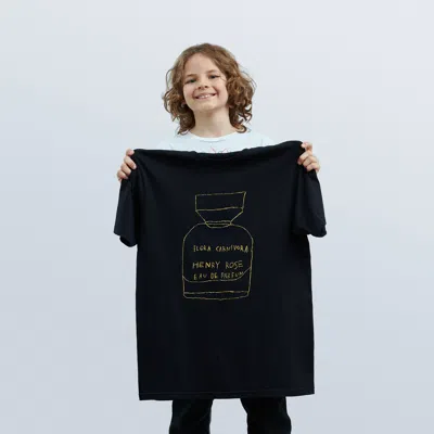 Henry Rose Flora Carnivora T-shirt & 50ml In Black