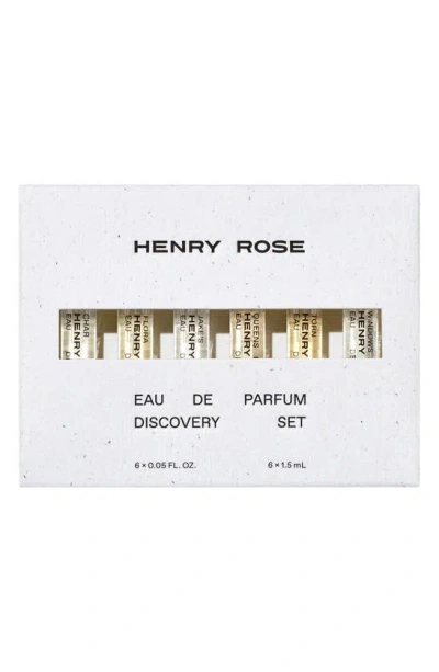 Henry Rose Fragrance Discovery Set $36 Value In Neutral
