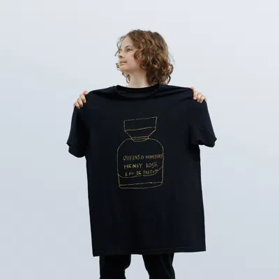 Henry Rose Queens & Monsters T-shirt & 50ml In Black