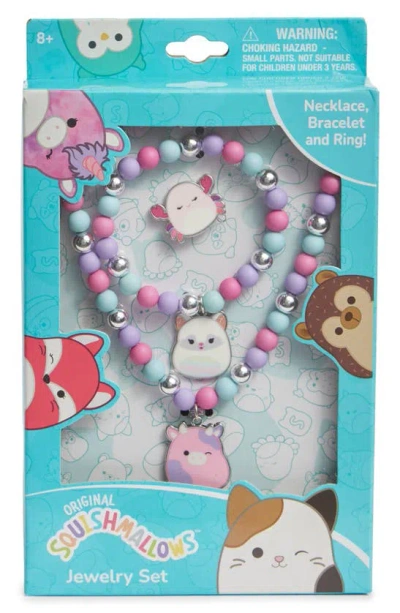 H.e.r. Accessories Kids' Squishmallow Beaded Jewelry Set In Multi