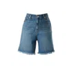 Her & Glory Blue Regina Wide Leg Short In Empire Indigo In Blue