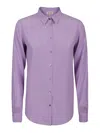 Her Silk Shirt In Púrpura Claro