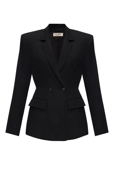 Her Cipher Women's Black Empire Blazer
