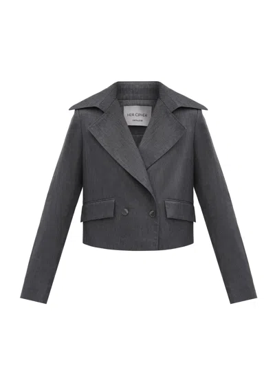 Her Cipher Women's Grey Seasycle Jacket - Graffite In Gray