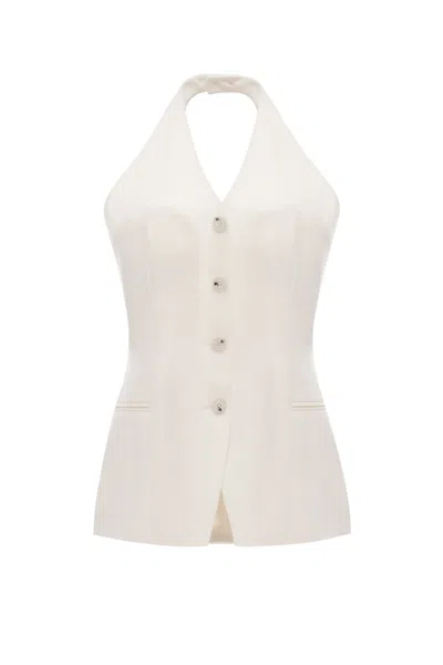 Her Cipher Women's White Chelsea Vest