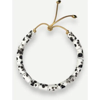 Her New Tribe Bead Five Candy Necklace In Brown