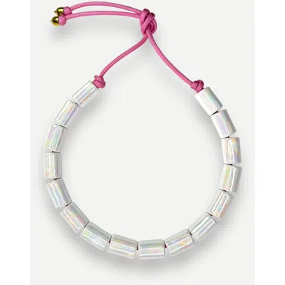 Her New Tribe Bead Five Candy Necklace In Multi