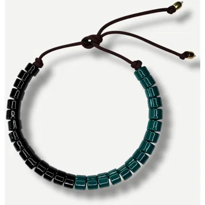 Her New Tribe Bead Two Split Candy Necklace