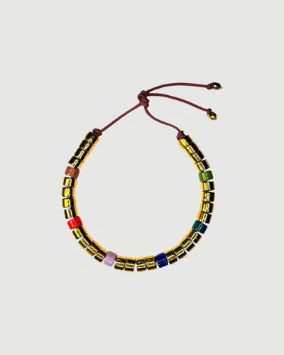 Her New Tribe Karat & Multi Candy Bead Two Necklace -
