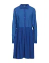 Her Shirt Her Dress Short Dresses In Blue
