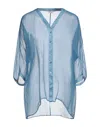 Her Shirt Her Dress Shirts In Blue
