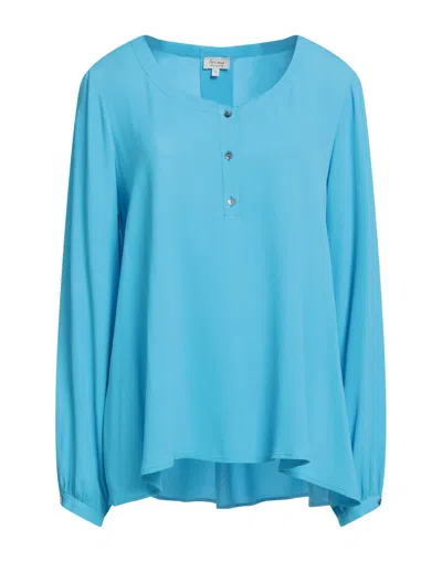 Her Shirt Her Dress Blouses In Blue