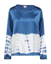 Her Shirt Her Dress Blouses In Blue
