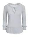 Her Shirt Her Dress Blouses In Grey