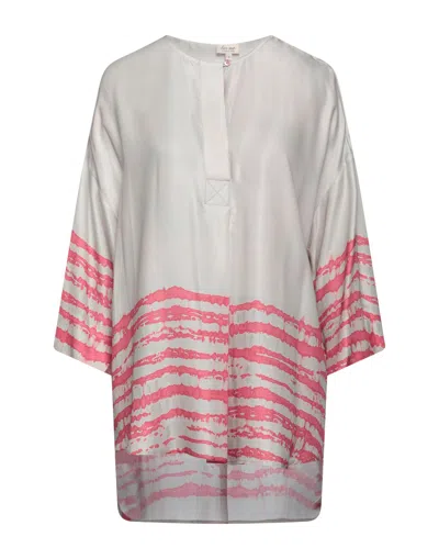 Her Shirt Her Dress Blouses In Grey