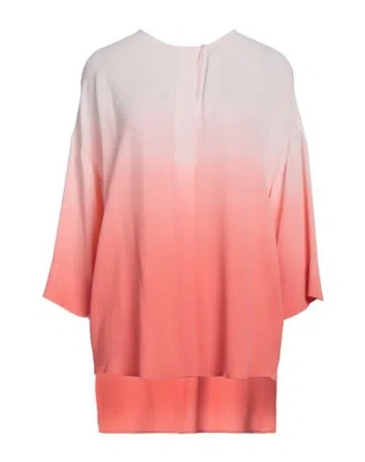 Her Shirt Her Dress Woman Top Pink Size S Viscose, Silk