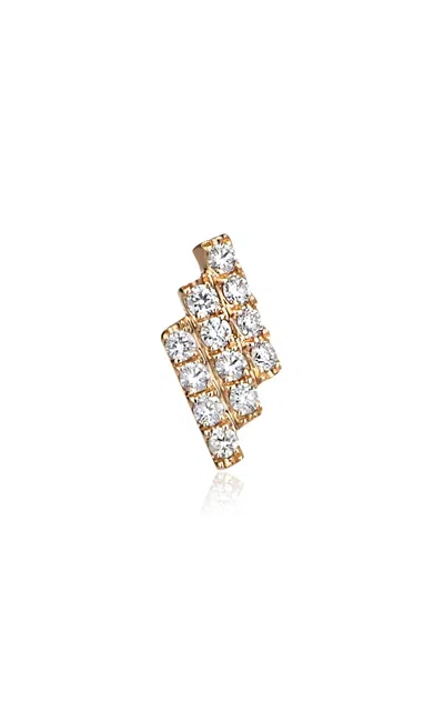 Her Story 14k Gold Diamond Single Earring