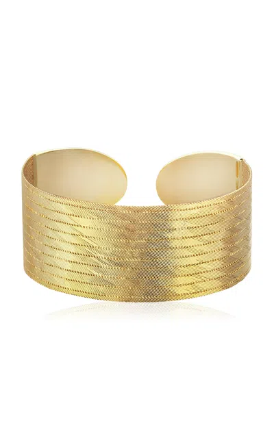 Her Story Large Armlet 14k Yellow Gold Bracelet