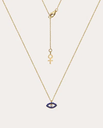 Her Story Women's Mini Full Magic Knot Pendant Necklace In Gold