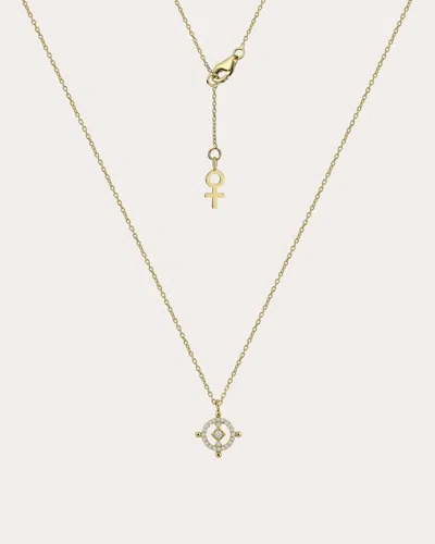 Her Story Women's Nya Diamond Pendant Necklace In Gold