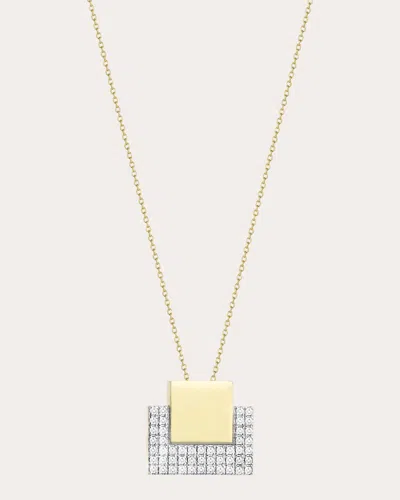 Her Story Women's Pavé Purse Pendant Necklace In Gold