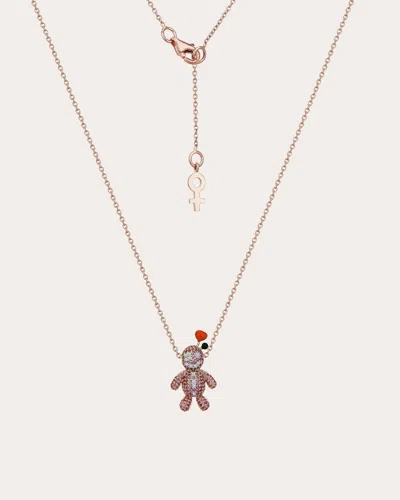 Her Story Women's Pink Mini Erzulie Voodoo Pendant Necklace