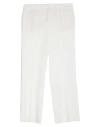 Her . Woman Pants White Size 16 Polyester, Viscose, Elastane In White