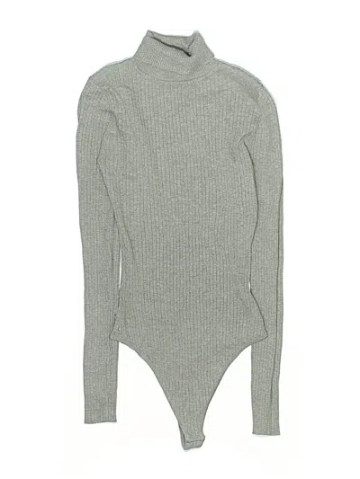 Pre-owned Hera Collection Bodysuit In Gray