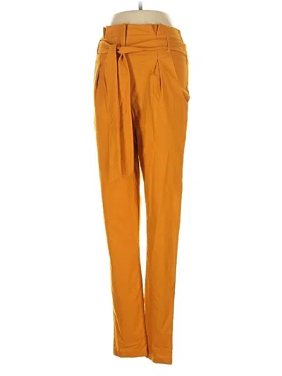 Pre-owned Hera Collection Casual Pants In Orange