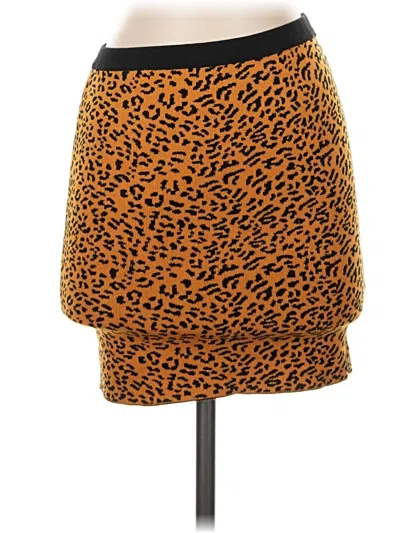 Pre-owned Hera Collection Casual Skirt In Orange