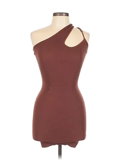 Pre-owned Hera Collection Cocktail Dress In Brown