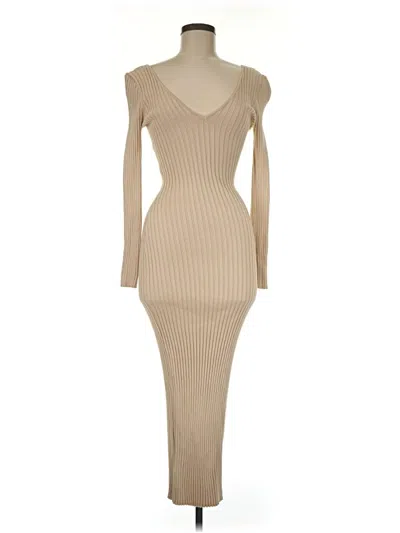 Pre-owned Hera Collection Cocktail Dress In Tan